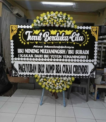 Papan Bunga di Cibuluh Kalipucang